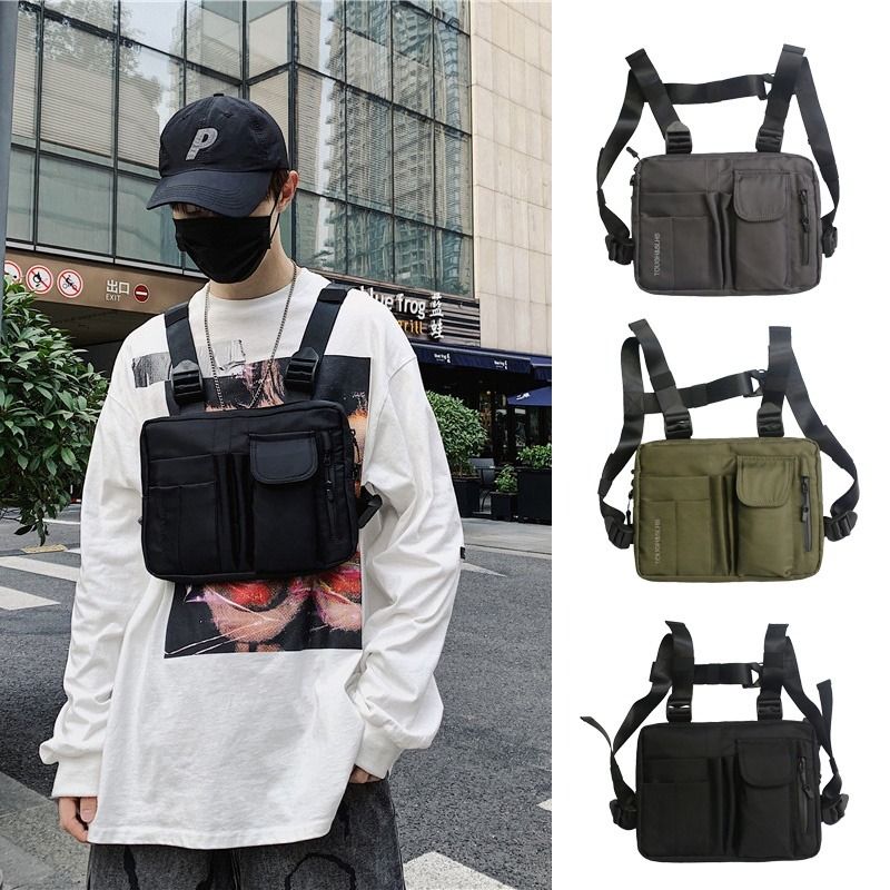 Chest Bag Tactical Chest Bag Rig Bag Fashion Hip Hop Tactics Functional Backpack for Men and Women Men s Fashion Bags Belt bags Clutches and Pouches on Carousell