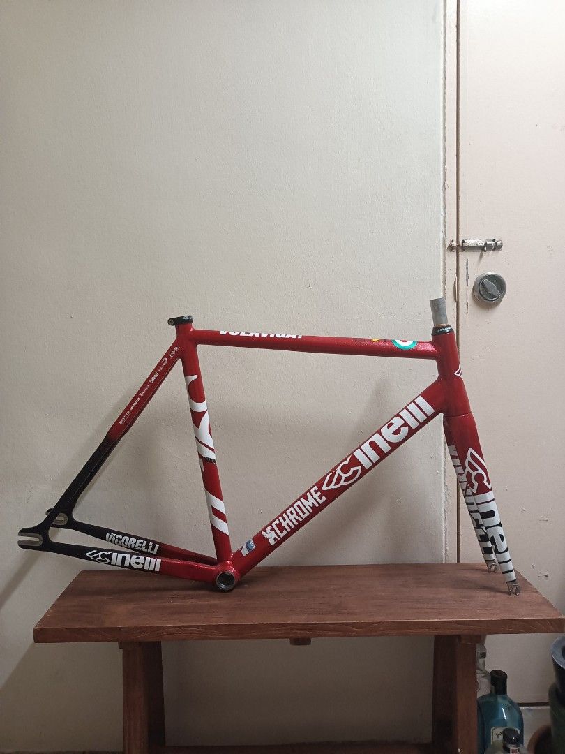 Cinelli chrome x rhc track frameset Sports Equipment Bicycles