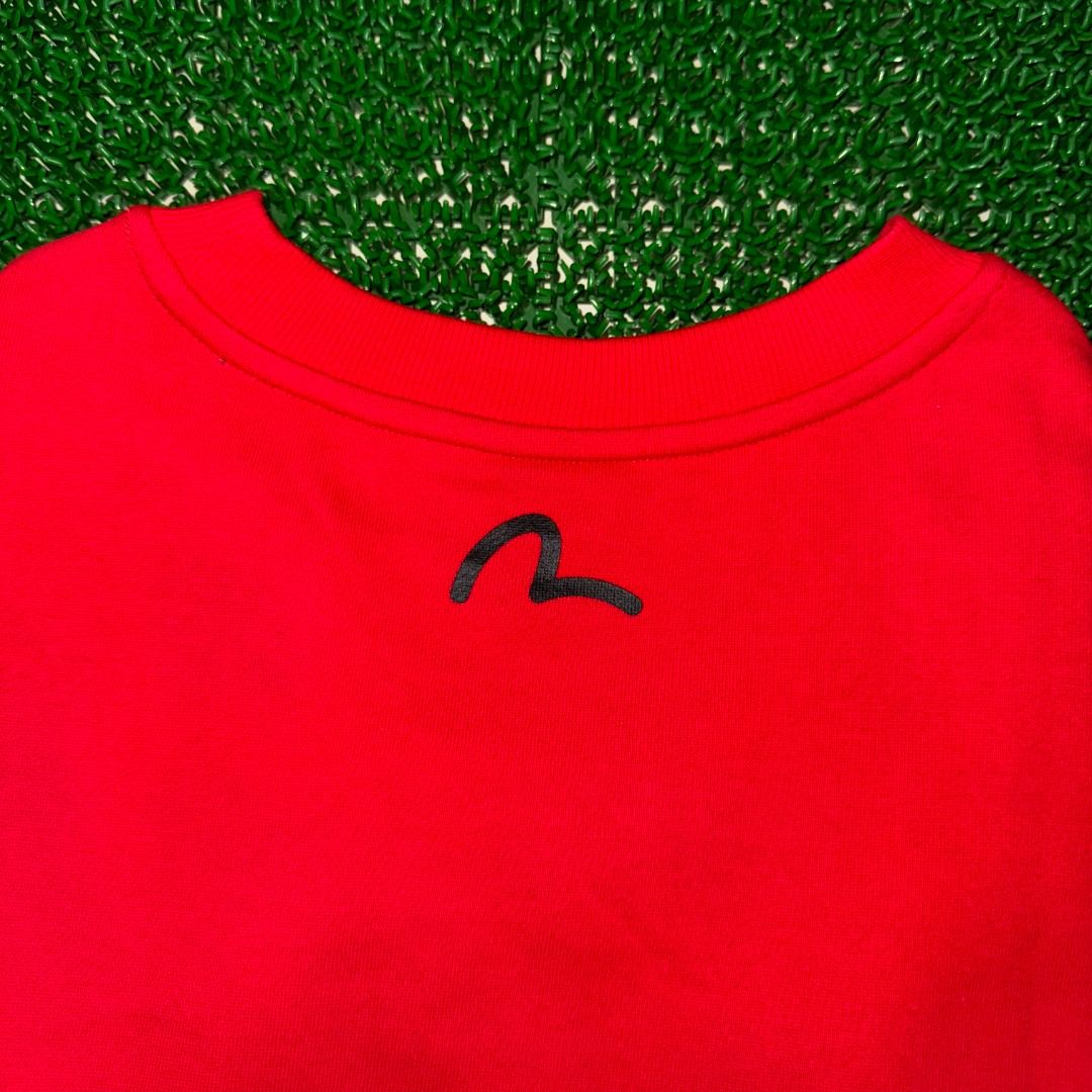 Red sweater sale top