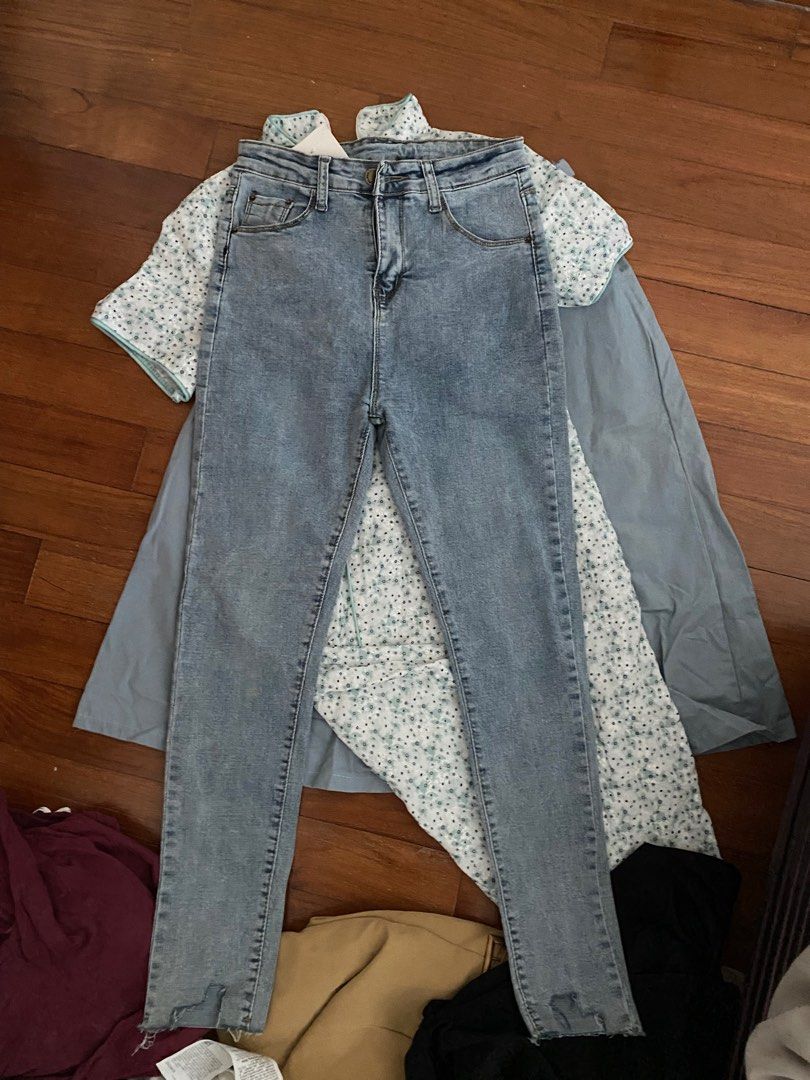Next denim on sale leggings petite