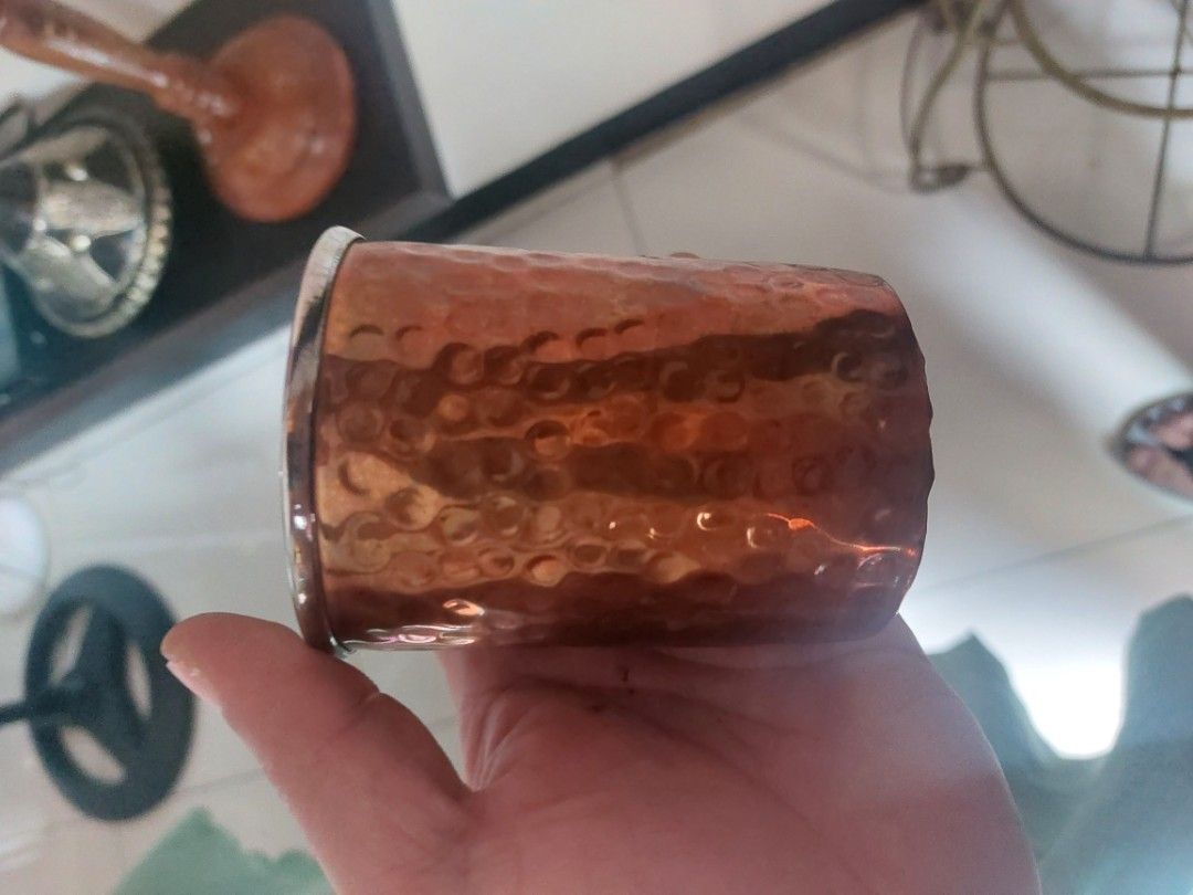Copper Cup (Category: Dinnerware & Cutlery) located in Quezon City. Submitted by mazianne_online (Listing ID 1283680422, Image 2). Description: selling as set.