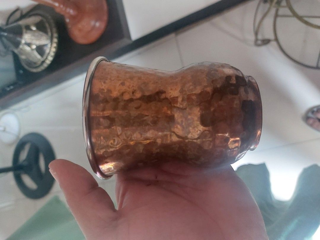 Copper Cup (Category: Dinnerware & Cutlery) located in Quezon City. Submitted by mazianne_online (Listing ID 1283680422, Image 3). Description: selling as set.