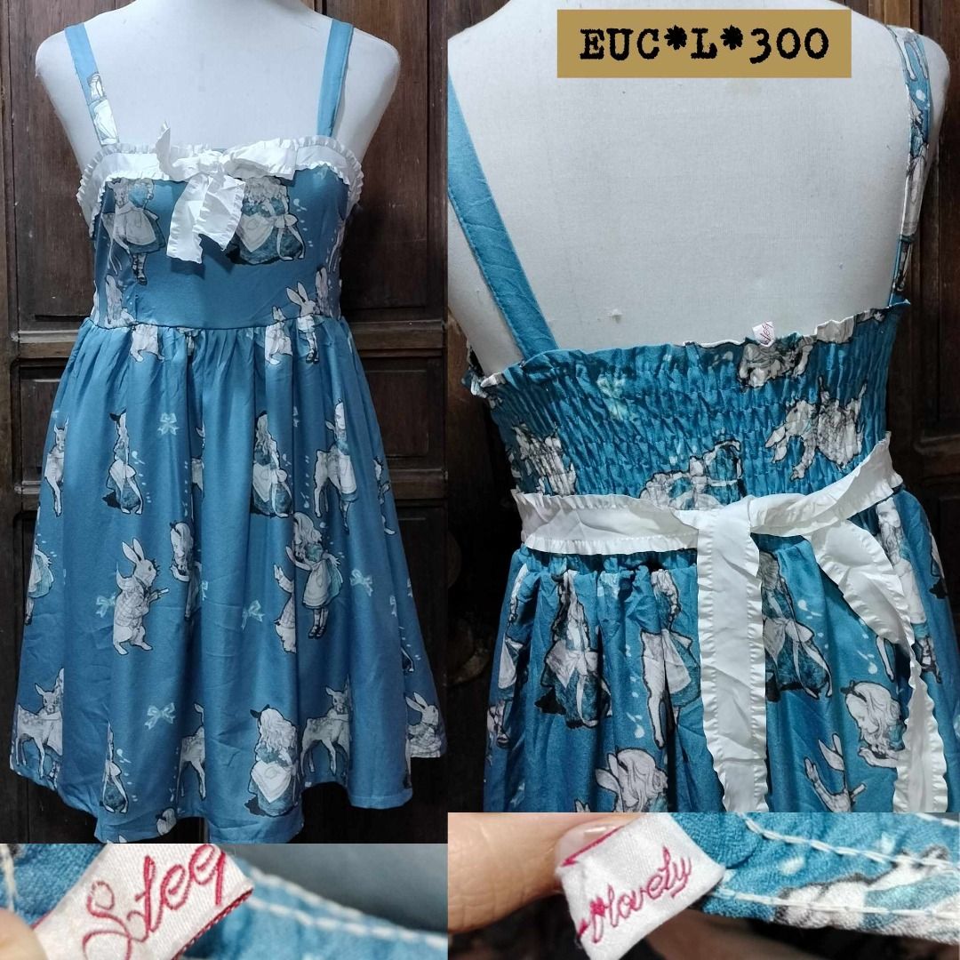 Cute Blue Lolita Dress, Women's Fashion, Dresses & Sets, Dresses on  Carousell