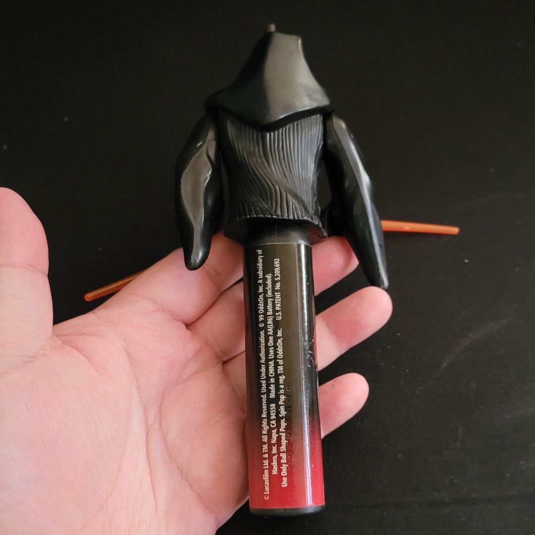 Darth Maul Star Wars spin pop collectible (Category: Figurines & Statues) located in Pasig City. Submitted by samnok_toys_ph (Listing ID 1283667393, Image 3). Description: not working preloved item Gcash Lalamove flash grab Loc makati or cainta.