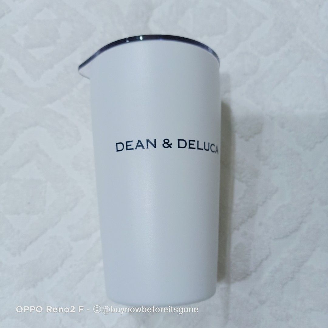 Dean & Deluca Tumbler (White) (Category: Water Bottles & Tumblers) located in Mandaluyong City. Submitted by bnbig (Listing ID 1283743278, Image 2). Description: Dean and Deluca Tumbler White color RFS: too many tumbler Color: white Lasr 2 photos for reference only.