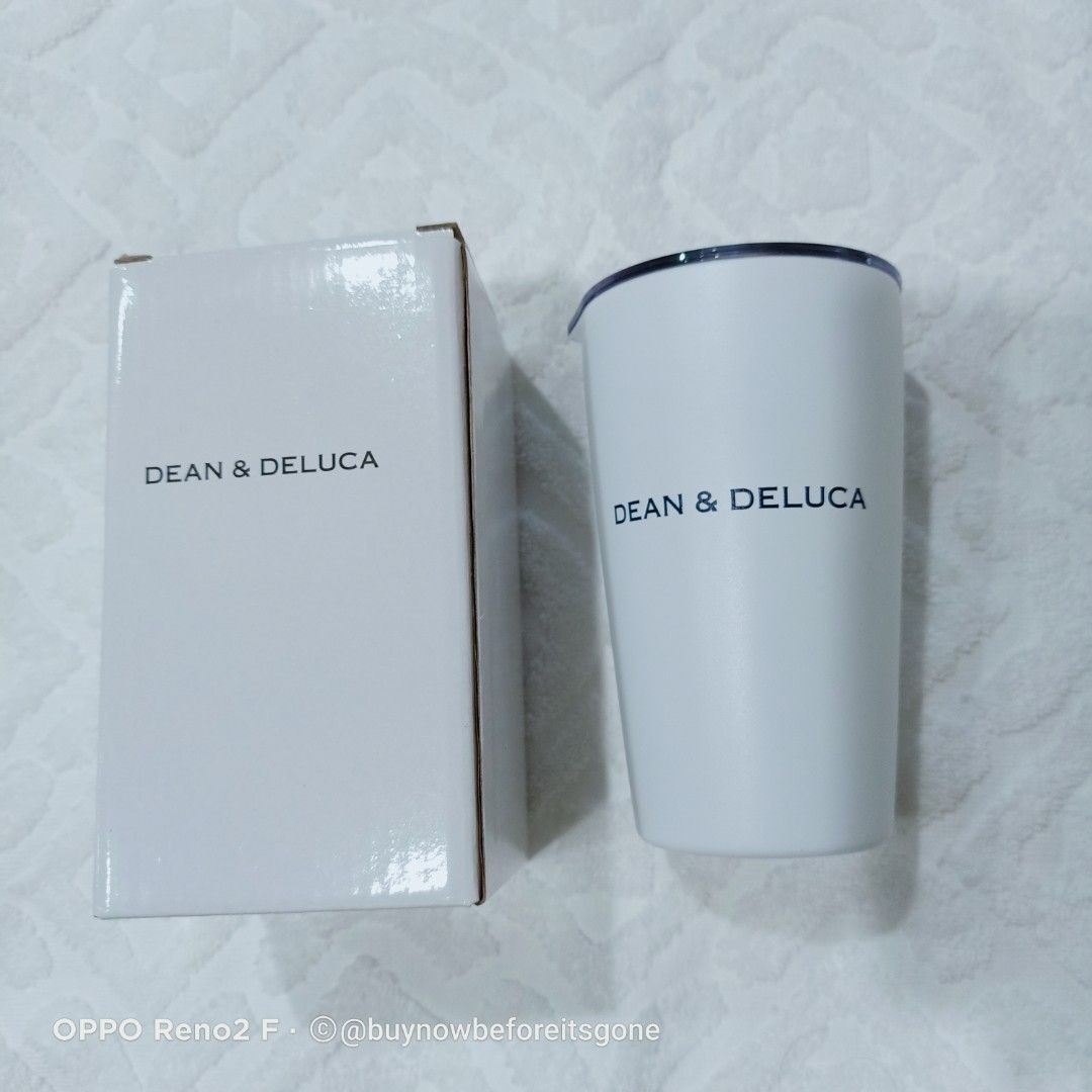 Dean & Deluca Tumbler (White) (Category: Water Bottles & Tumblers) located in Mandaluyong City. Submitted by bnbig (Listing ID 1283743278, Image 1). Description: Dean and Deluca Tumbler White color RFS: too many tumbler Color: white Lasr 2 photos for reference only.