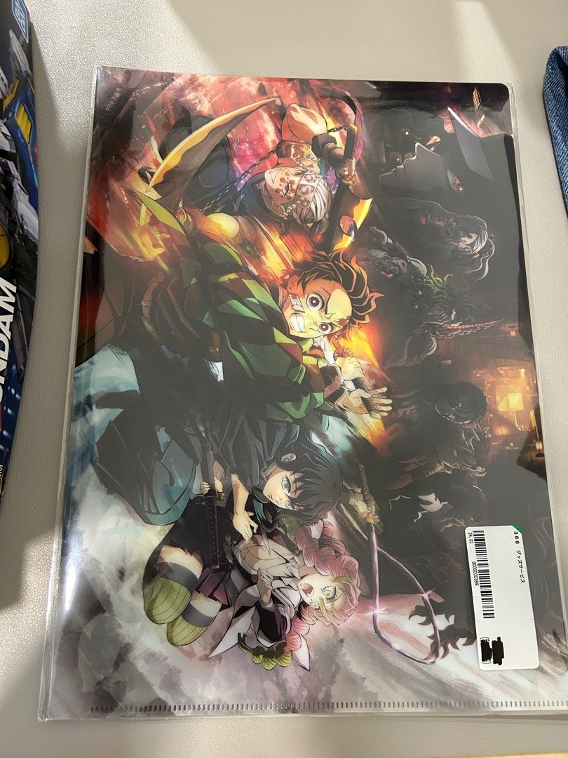 Demon slayer a4 file holder hobbies toys books magazines comics