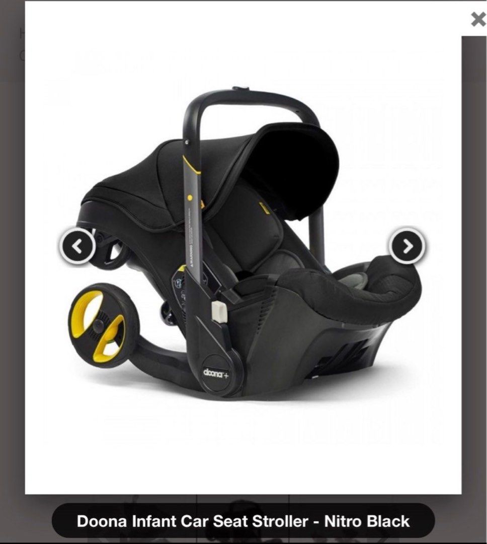 Doona car seat nitro sales black