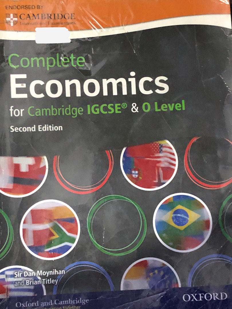 Economics Textbook Second edition for Cambridge IGCSE & O level Oxford ...
