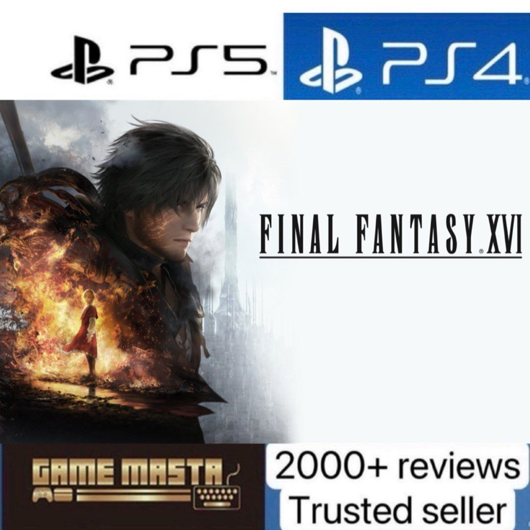 FFXVI FF XVI FF16 Final Fantasy 16 FF 16 PS5 PlayStation Digital