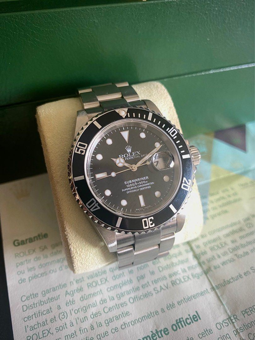 Rolex submariner store date no cyclops
