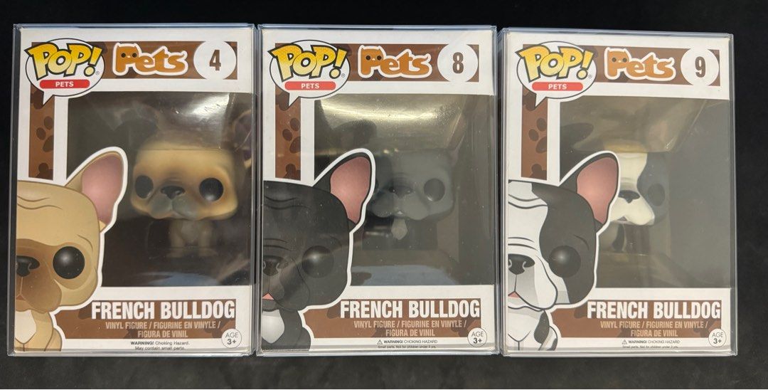 Funko Pop Pets French Bulldog Set Hobbies Toys Toys Games