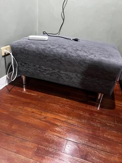 Grey sofa 100% narra wood custom made