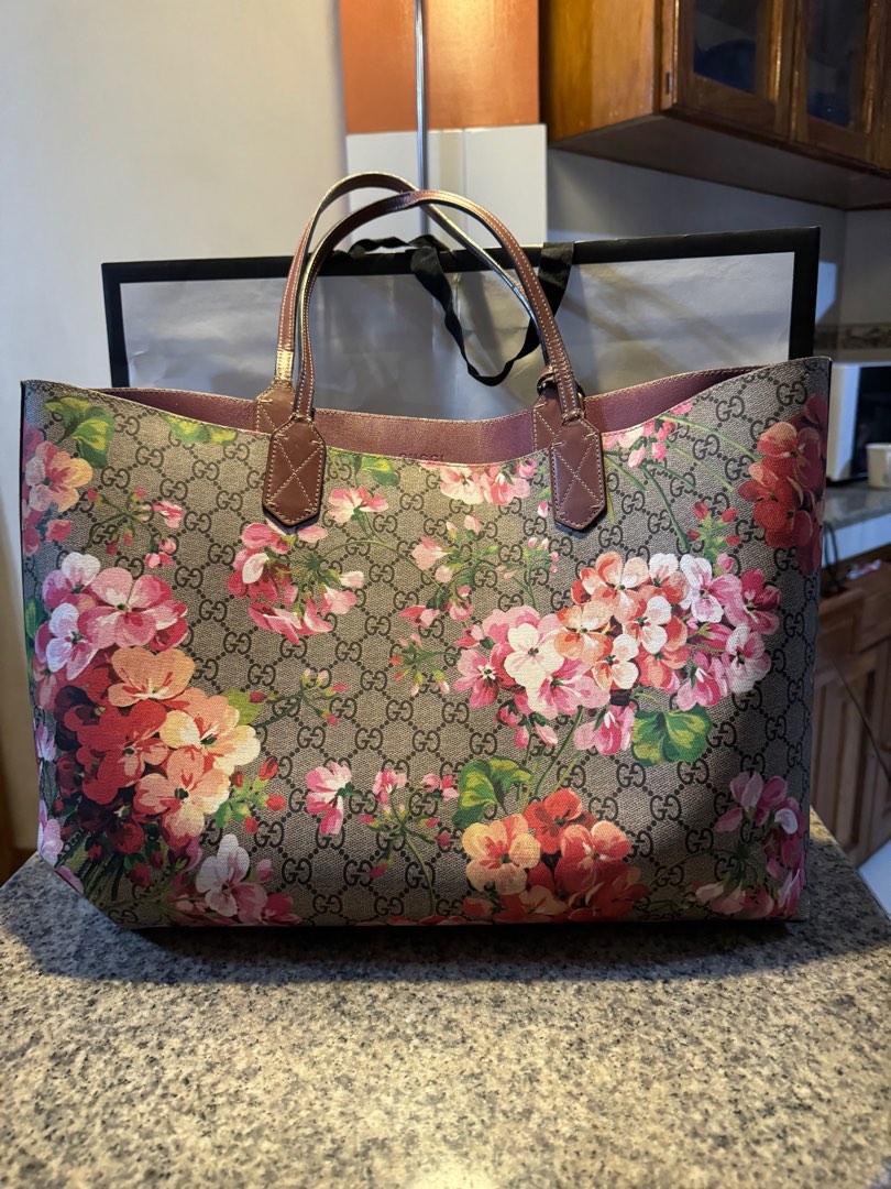 Gucci blooms tote cheap