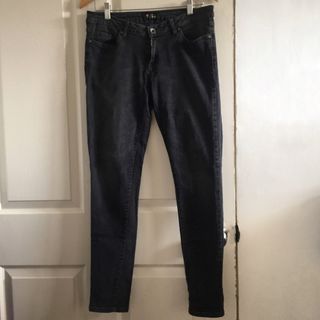 GUESS washed black jeans