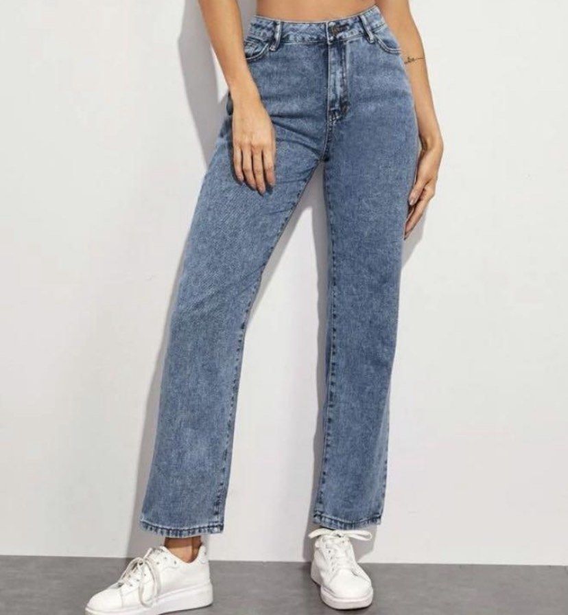 high rise denim mom jeans (Category: Jeans) located in Marikina City. Submitted by xoxooes (Listing ID 1283839144, Image 1). Description: - tried it on lang - fits 26”-28” waist - color a little darker irl ♡ payment through gcash or bank transfer courier is strictly grab & gogoexpress or you book it with your preferred courier!.