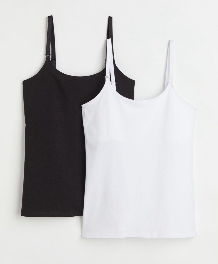 H M Uniqlo ASOS maternity basics nursing tank tops leggings