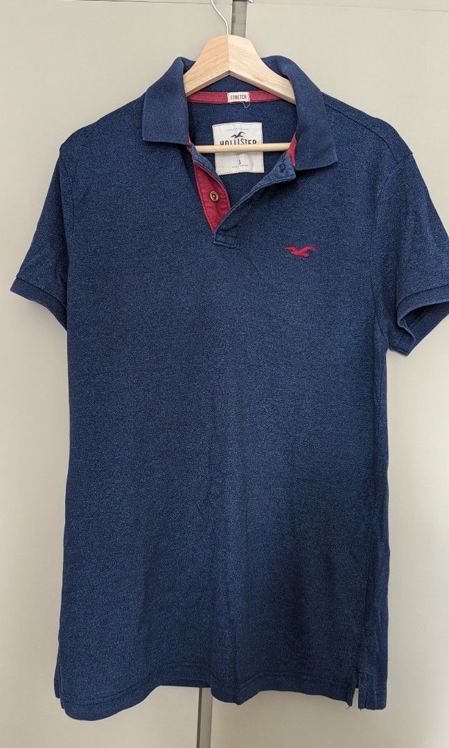 Hollister Men s Polo Shirt Men s Fashion Tops Sets Tshirts Polo Shirts on Carousell