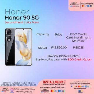 [NOT AVAILABLE] — Honor 90 5G (512GB)