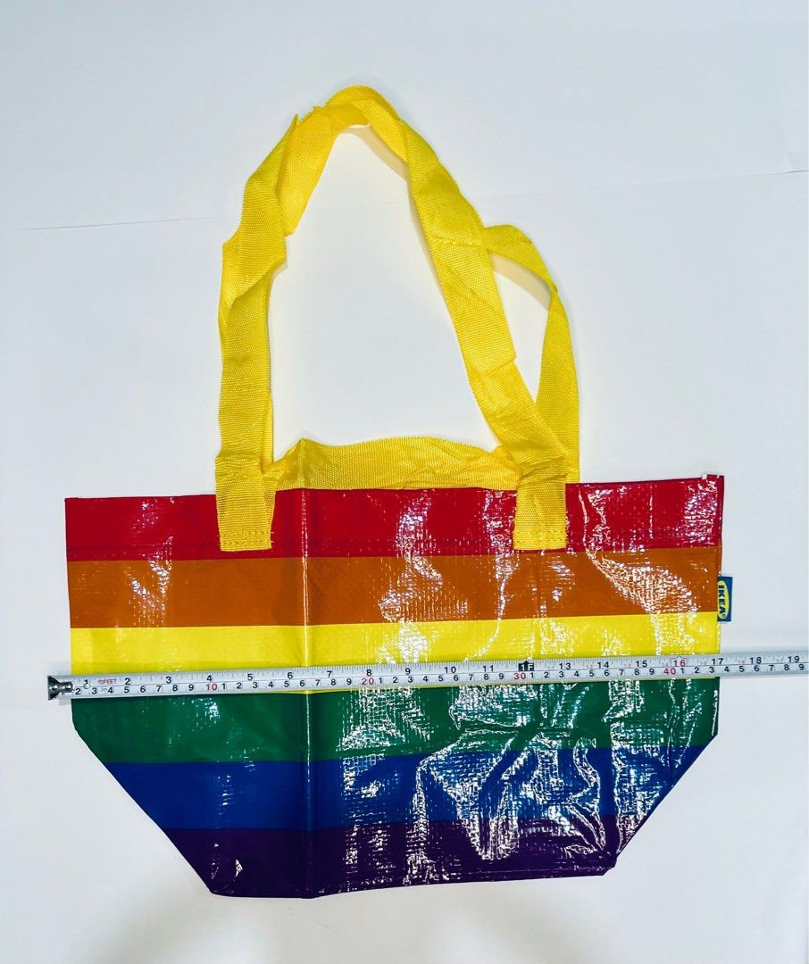 Ikea Storstomma Rainbow Bag / Eco Bag / Reusable Bag (Category: Tote Bags) located in Makati City. Submitted by mtmfortune (Listing ID 1283855814, Image 2). Description: Ikea Storstomma Rainbow Bag / Eco Bag / Reusable Bag (Small) Our Pride Bag! Durable and simple to clean. Sobrang ganda ng quality. For Sale: LEGIT IKEA PRODUCTS! Items are ON-HAND and BRANDNEW! PM me if interested. Check out mtmfortune listings on #Carousell: https://carousell.ap