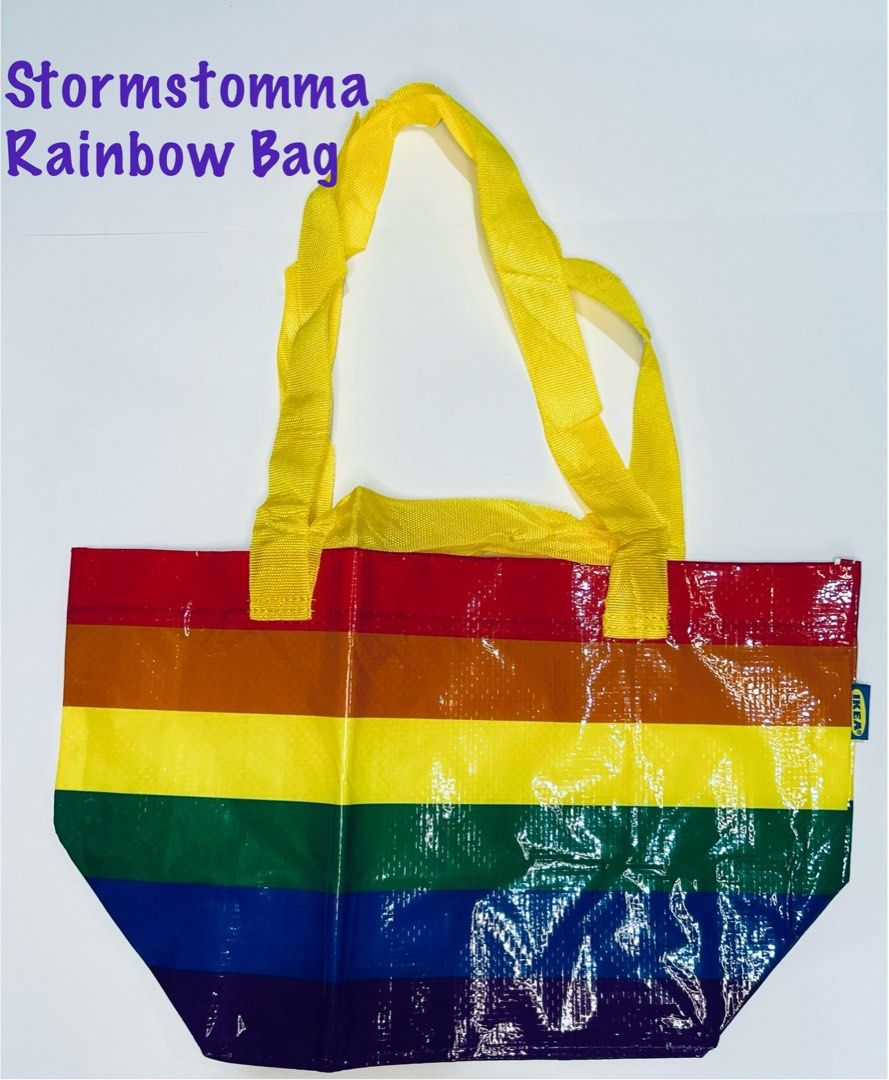 Ikea Storstomma Rainbow Bag / Eco Bag / Reusable Bag (Category: Tote Bags) located in Makati City. Submitted by mtmfortune (Listing ID 1283855814, Image 1). Description: Ikea Storstomma Rainbow Bag / Eco Bag / Reusable Bag (Small) Our Pride Bag! Durable and simple to clean. Sobrang ganda ng quality. For Sale: LEGIT IKEA PRODUCTS! Items are ON-HAND and BRANDNEW! PM me if interested. Check out mtmfortune listings on #Carousell: https://carousell.ap
