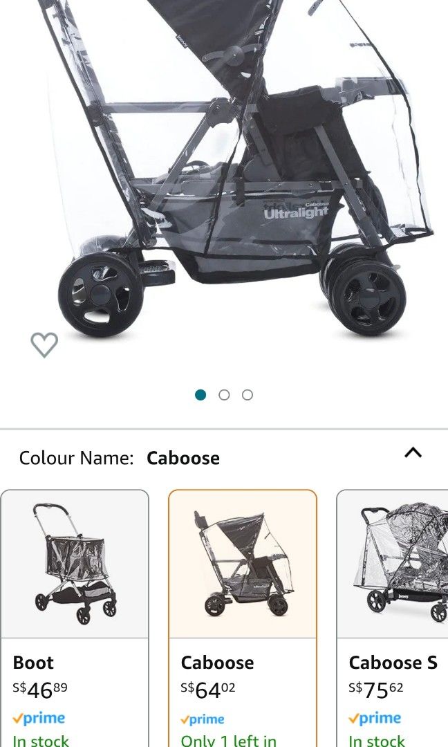 Joovy caboose rain cover clearance