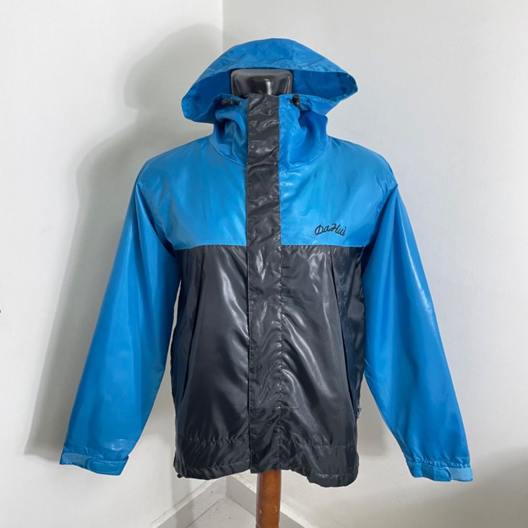 JUAL M DAHUI HAWAII RAINCOAT WINDBREAKER ZIPPER JACKET