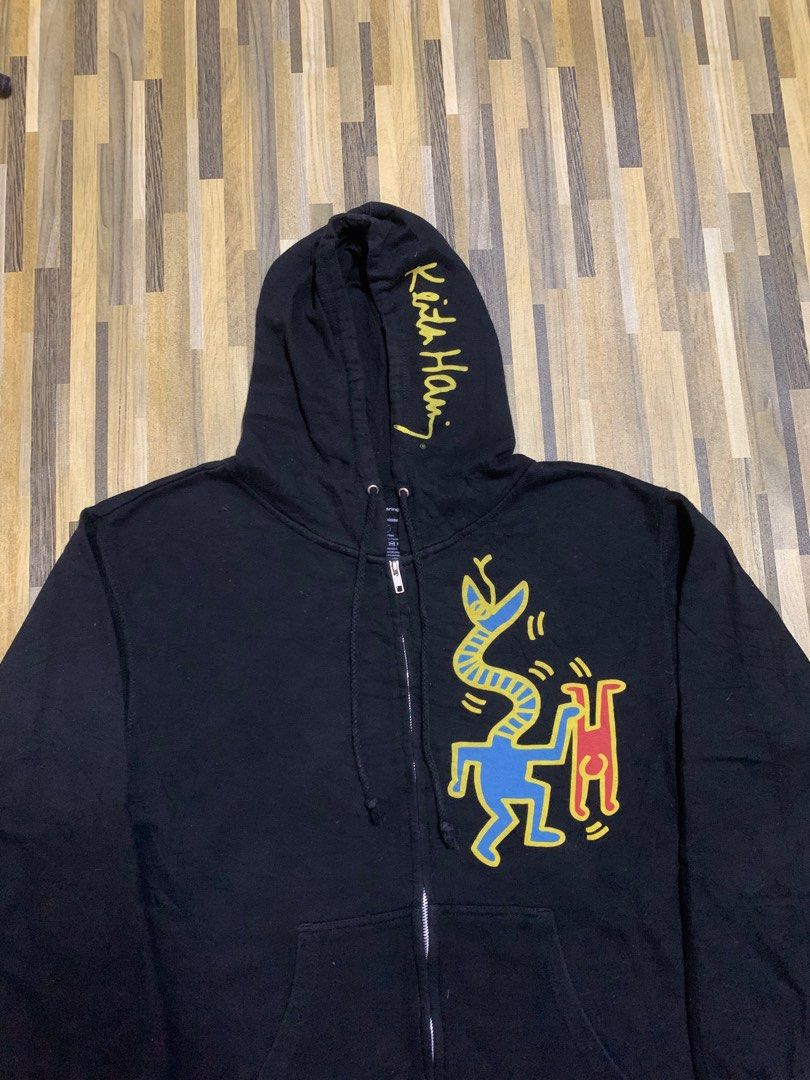 Keith Harring X Alien Workshop Hoodie Stussy Carhartt Men s Fashion Coats Jackets and Outerwear on Carousell