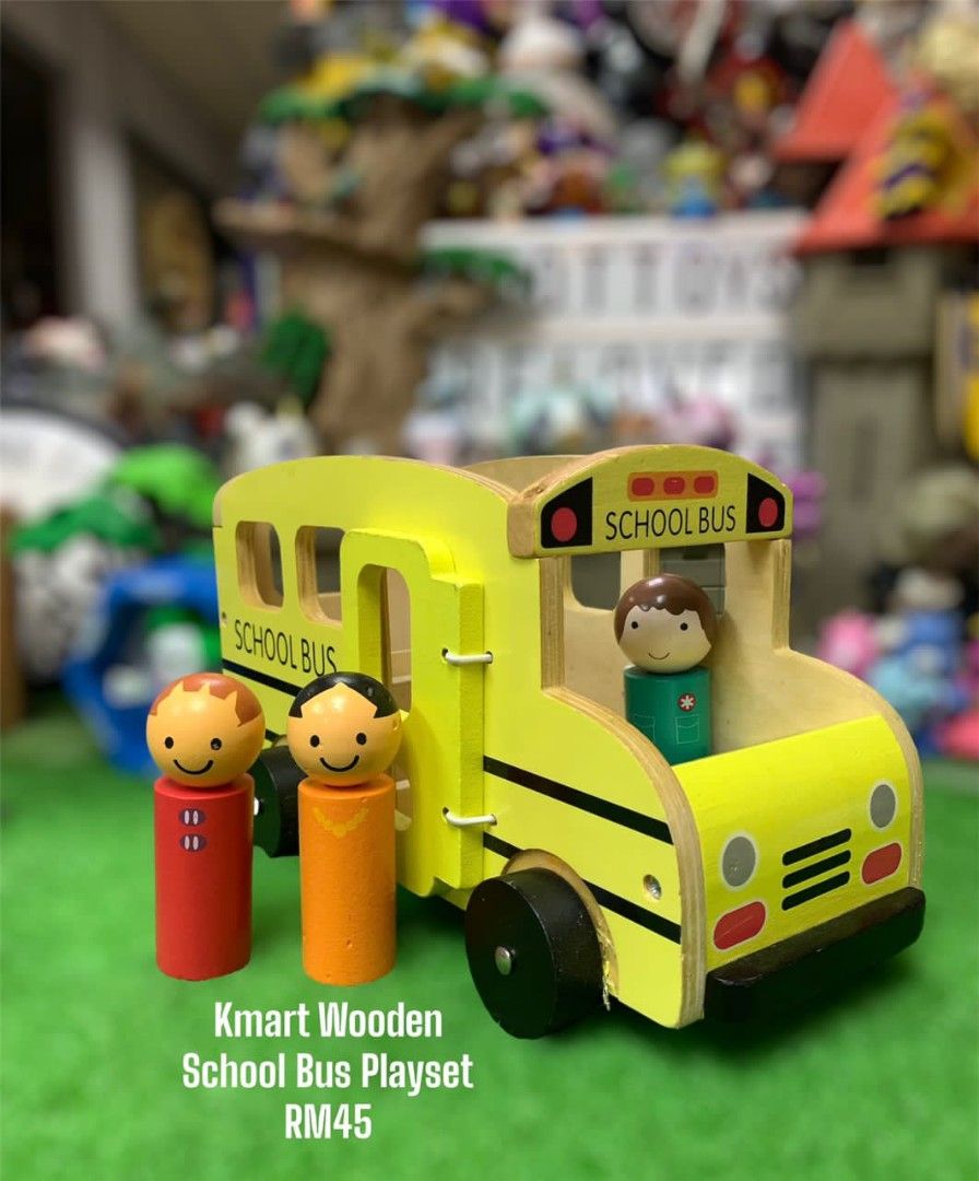 Kmart outlet wooden bus