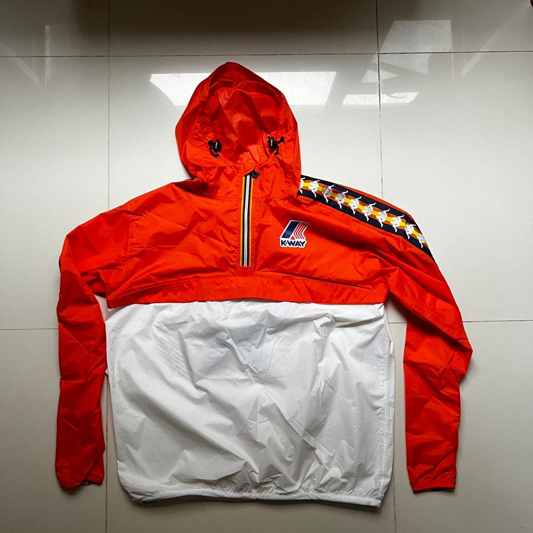 K way x Kappa special edition hoodie hoodied rain proof windbreaker XL Carousell