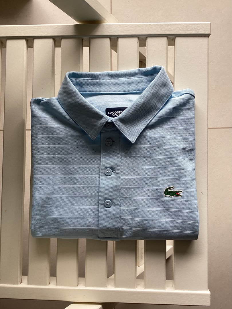 Lacoste Sport Size Large Dry Fit Polo Shirt Men s Fashion Tops