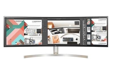 LG 49WL95C-WE 49" ULTRAWIDE DUAL QHD IPS CURVED LED MONITOR WITH HDR 10