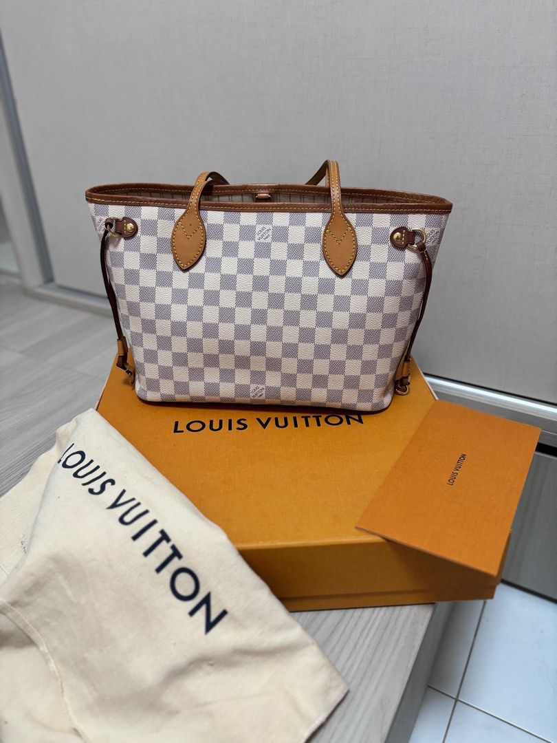 Louis vuitton neverfull pm azur best sale