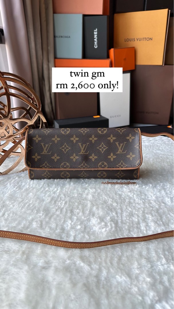 LV Twin GM Luxury Bags Wallets on Carousell