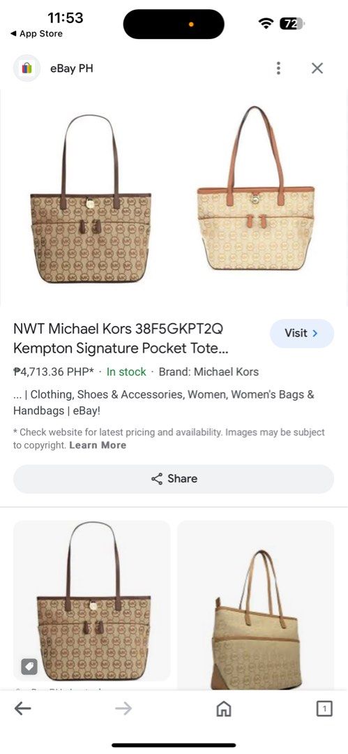 MK Kempton Signature Tote