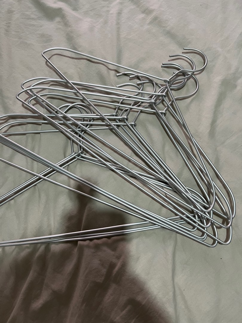 Muji Stainless Hanger - 12 pcs, Furniture & Home Living, Home ...