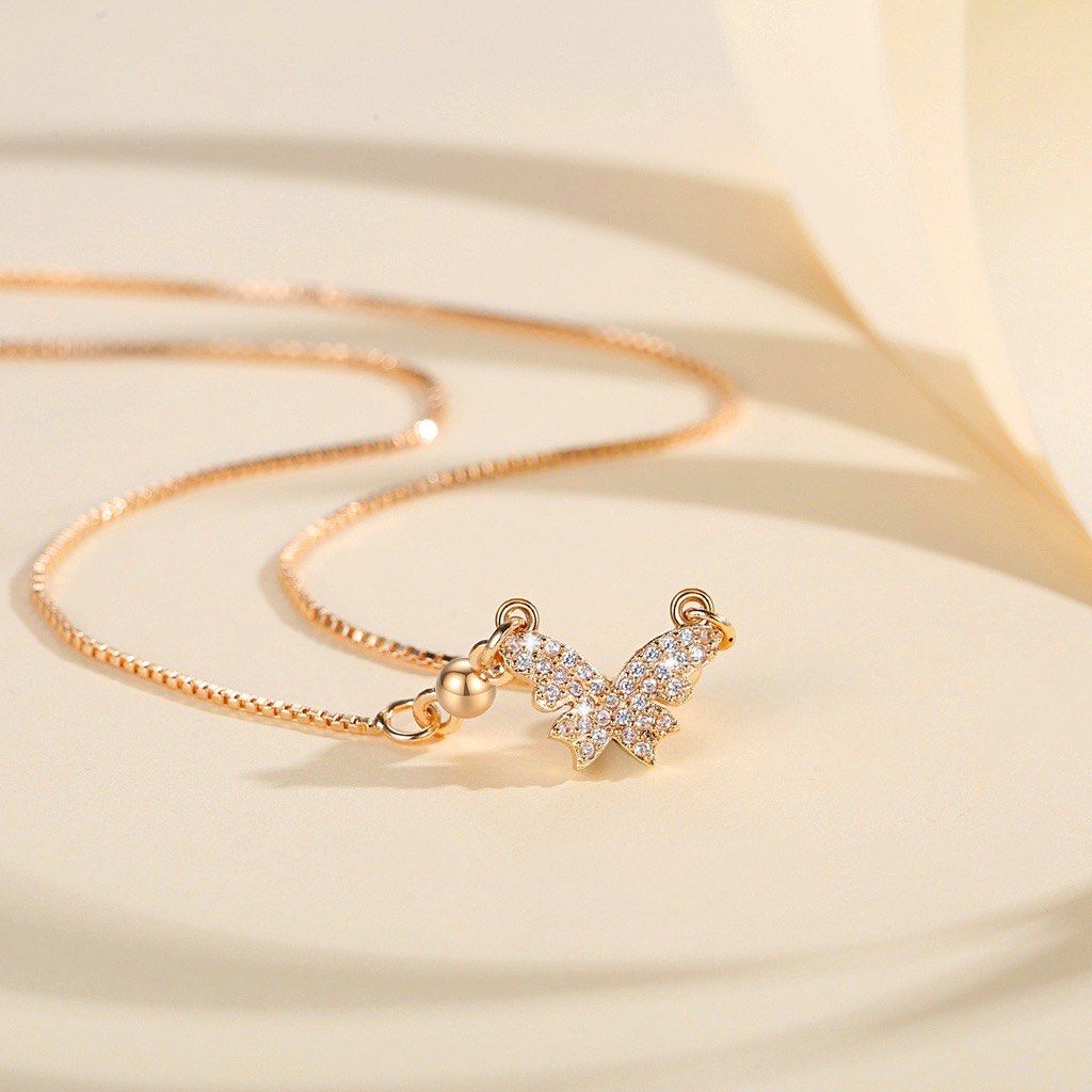 Necklace Minimalist Gold Plated Korean Style Fashion Jewelry