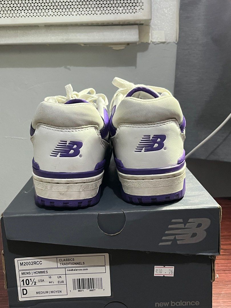 New Balance 550 (Category: Sneakers) located in Quezon City. Submitted by chris.secondhand (Listing ID 1283814303, Image 2). Description: Used, Original Sz 10 US 8/10 dirty, minimal creasing no dragheels +sf, pref via lalamove pwede swap sa nb 610v1 .