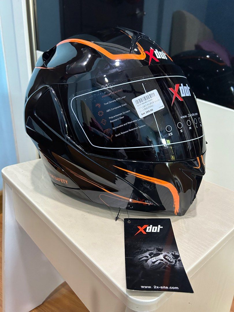 New Helmet Fullface X dot Rm259 original price Rm400 Auto