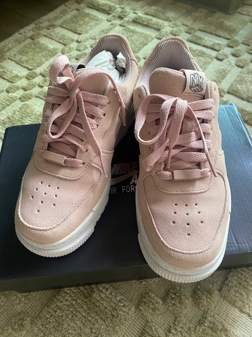 Nike air force 1 suede rose online