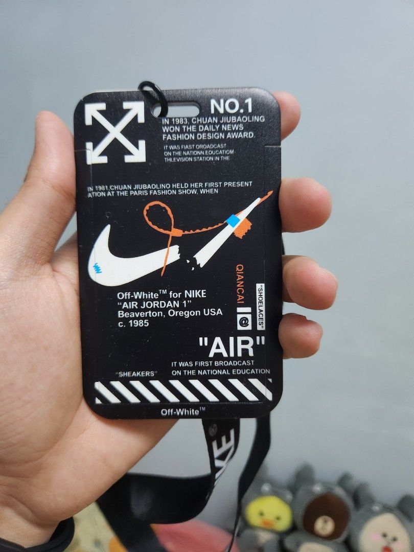 nike lanyard off white