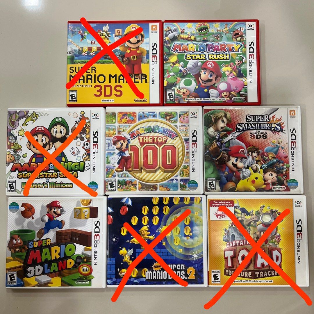 Super mario 3ds games discount