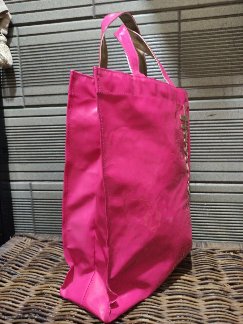 Original Harrods Tote Bag Pink / Tas Harrods Original, Barang Mewah