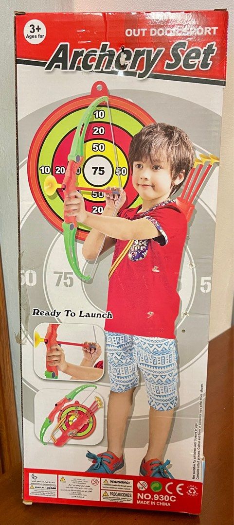 Outdoor Sport Archery Set (Category: Action & Battle Toys) located in Quezon City. Submitted by kryshnanzyanna (Listing ID 1283762936, Image 2). Description: Outdoor Sport Archery Set.