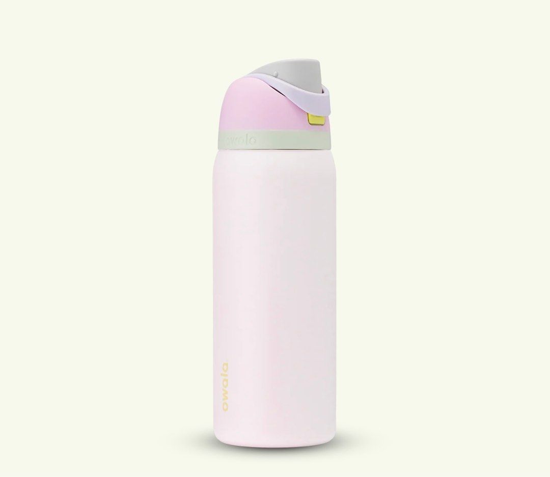 OWALA FreeSip Water Bottle - New Colors! (Category: Water Bottles & Tumblers) located in Quezon City. Submitted by brownbox.manila (Listing ID 1283736807, Image 1). Description: OWALA FreeSip Water Bottle in NEW Colors! 24 oz : 3200 32 oz: 3600 40 oz: 3800 Colors in order of photos: 1. Candy Coated (Light Pink) 2. Lemon Limeade (Neon Yellow) 3. Night Safari (Navy Blue) 4. Water in the Desert (Neutral) ETA: 2nd week of March! Required 50% downpaym