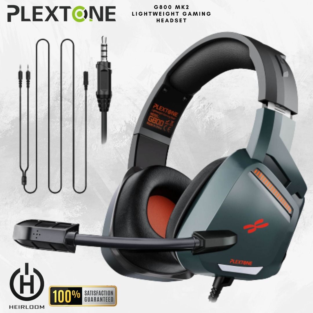 PLEXTONE G800 Mark 2 Lightweight Gaming Headset Audio Headphones Headsets on Carousell