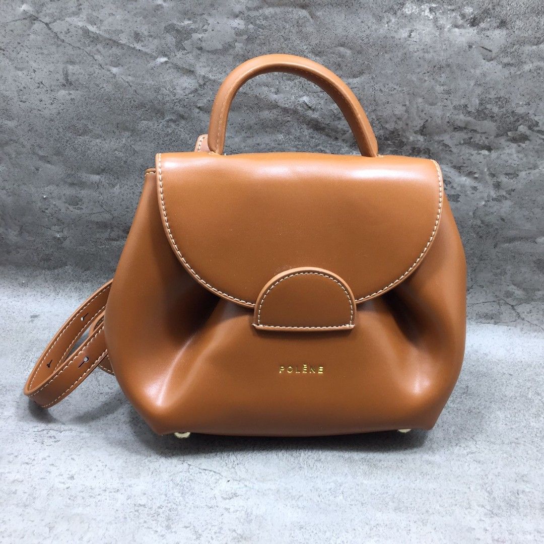 Polene Calfskin Numero Un Nano Bag, Fesyen Wanita, Tas Dompet di