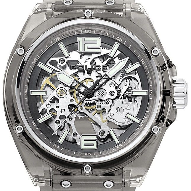 Police clearance mechanical watch