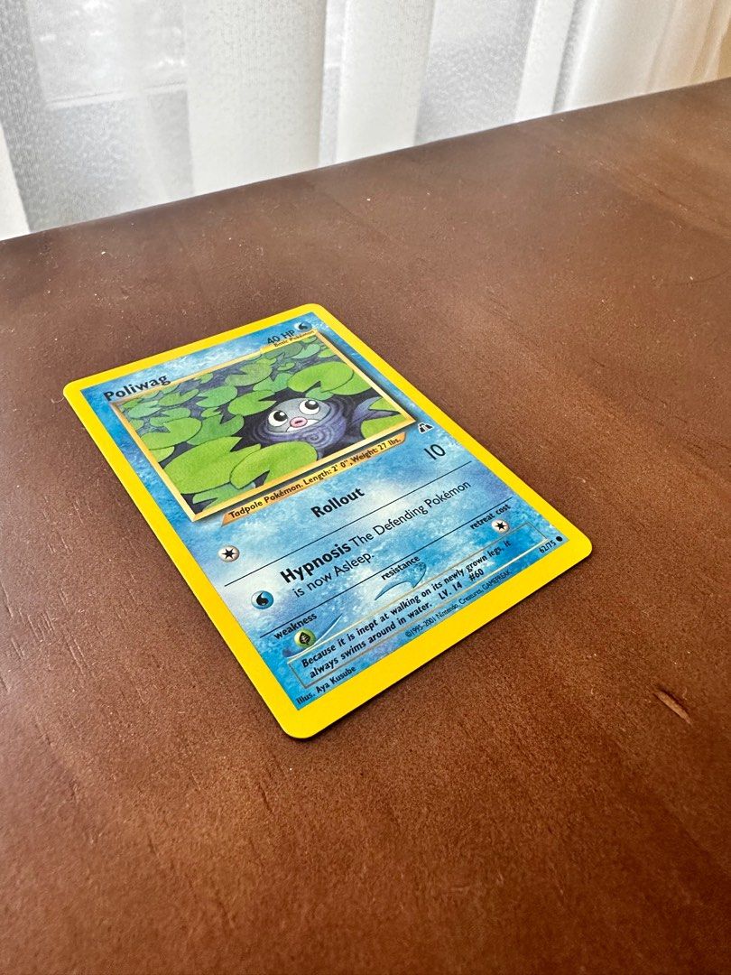 pokemon murkrow card Poliwag 114/146 Legends Awakened