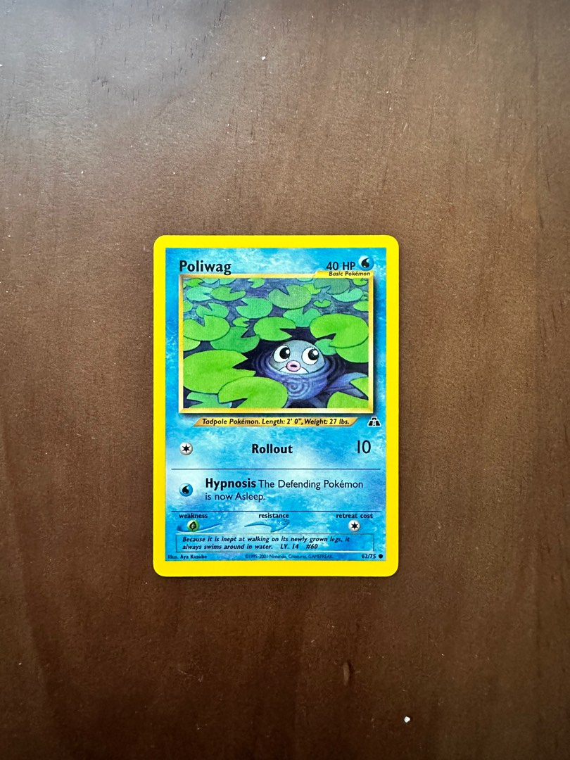 Poliwag 62/75 Common Pokemon Card, Hobbies & Toys, Toys & Games on Carousell Poliwag 62/75 Common Pokemon Card, Hobbies & Toys, Toys & Games on Carousell
